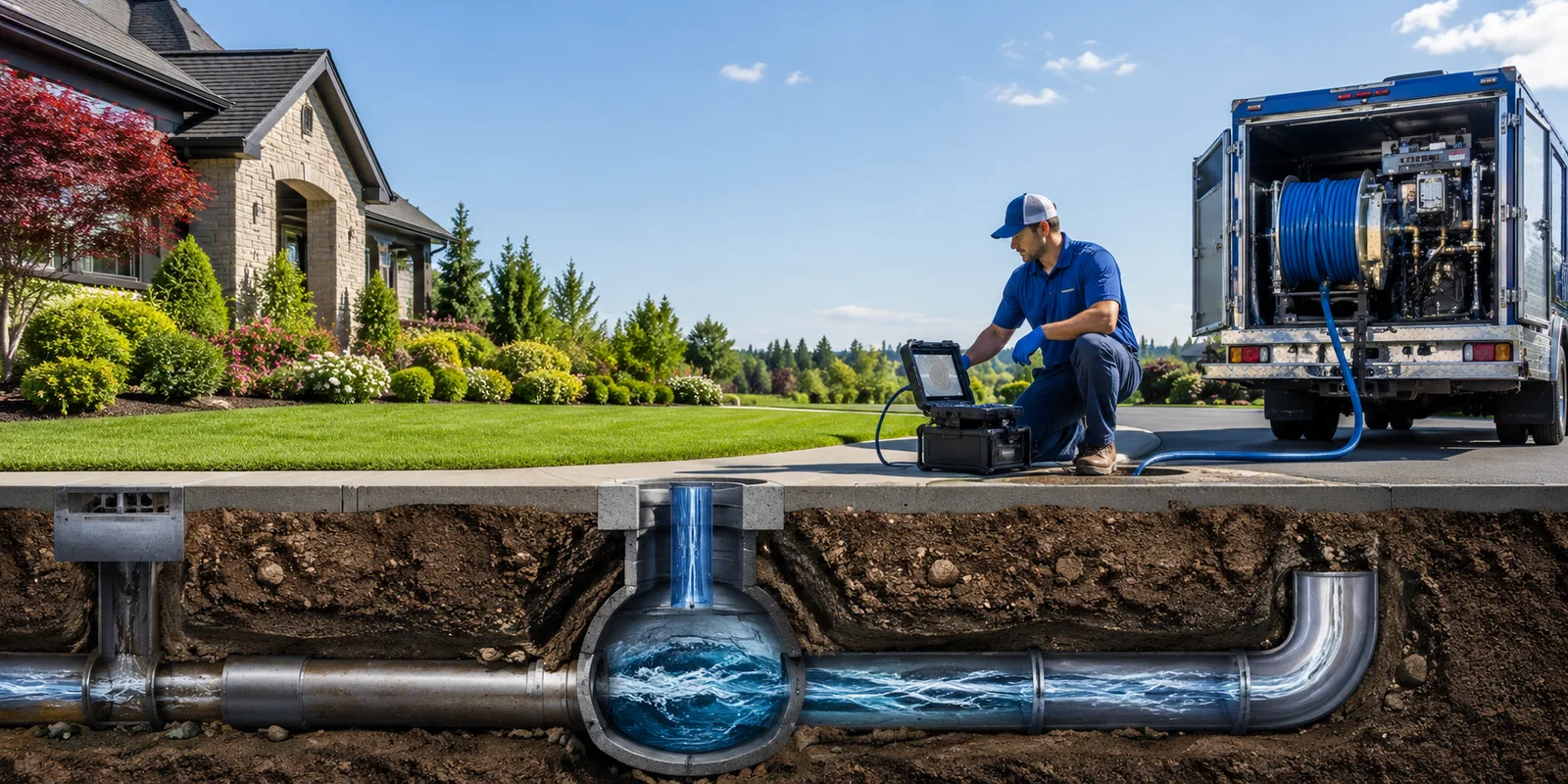 Drainage restoration information for Gandeeville, WV